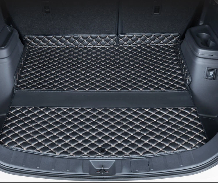 Leather For Mitsubishi Outlander 4WD 2WD 2013 2014 2015 2016 2017 2018 2019 2020 2021 Trunk mat mats Rug Carpet Accessories Leather For Mitsubishi Outlander 4WD 2WD 2013 2014 2015 2016 2017 2018 2019 2020 2021 Trunk mat mats Rug Carpet Accessories