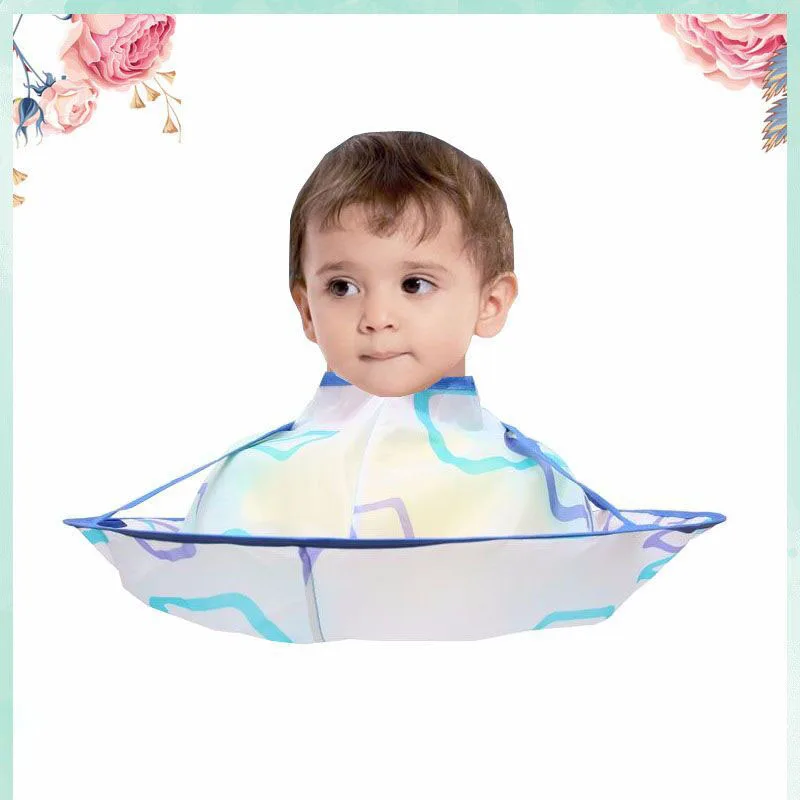 Hair Cutting Cape Kids Gown Hairdresser Barber Apron Hairdressing Children Girls Boys Hair Cut Cloak Barber Apron Haircut Cape
