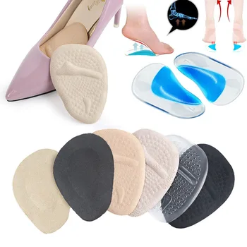 

Foot Pads Protector Foot Pain Relief Anti Slip Pads Silicone Insoles for Shoes Gel Pads Plantar Fasciitis Corrector Cushion Pads