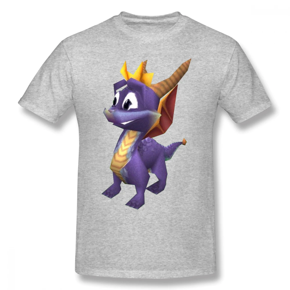Spyro футболка Spyro поддельная улыбка Футболка Большой размер короткий рукав Футболка удивительный летний Графический Мужской 100 хлопок Футболка