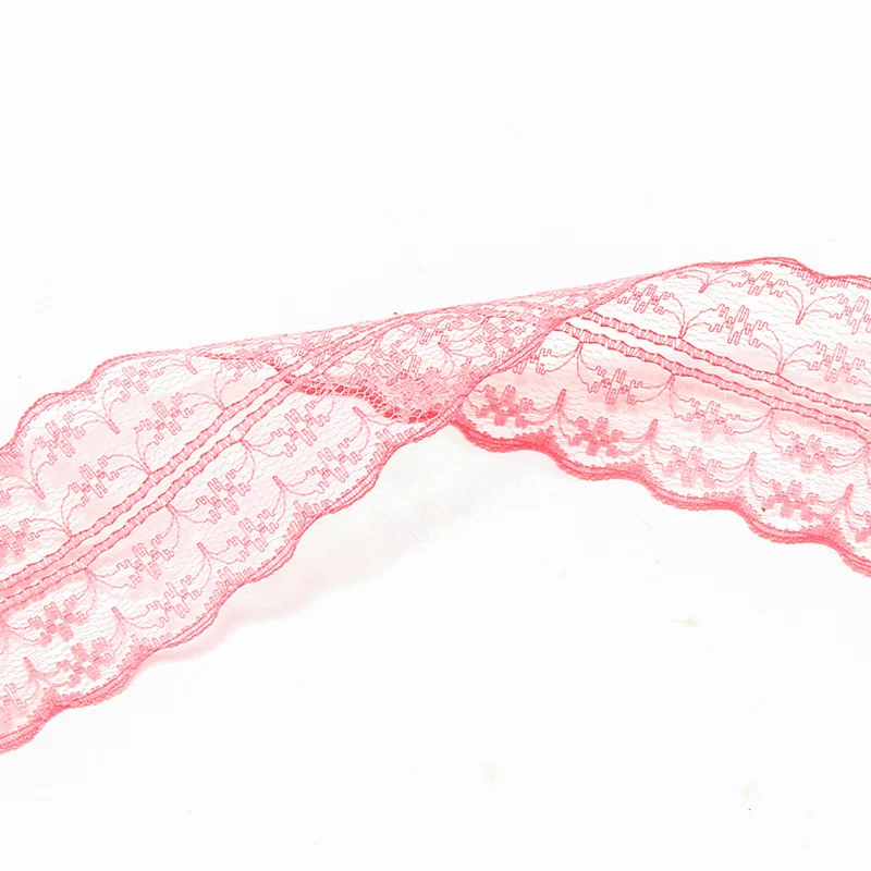 10 ярдов кружевная лента 38 мм двусторонние ремесла Праздничная кружевная тесьма отделка ткани ленточный пошив аксессуары для юбки