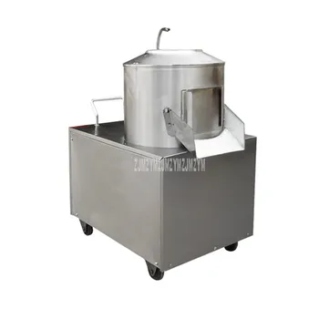 

150-220kg/h Potato Peeler Machine Stainless Steel Electric Automatic Potato Taro Ginger Peeling Machine Commercial Use 350 type