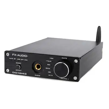 Fx-audio-DAC-X6 MKII ESS9018 TPA6120, Chip Bluetooth 5,0, APTX SPDIF, amplificador de PC-USB Coaxial, Decodificador USB DAC RCA