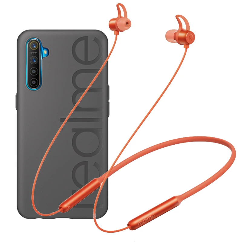 Чехол realme x2 PU+ TPU устойчивый к царапинам дизайн для камеры, экран эскорт анти-падение 3D горячий процесс прессования для realme 2 - Цвет: Orange Wireless EA