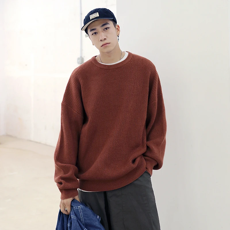 Winter Pullover Men 2019 Long Sleeve Autumn Winter Pullover Men Sweater Male Round Neck Streetwear Langarm Sweater Knitted Black Winter Pullover Men 2019 Long Sleeve Autumn Winter Pullover Men Sweater Male Round Neck Streetwear Langarm Sweater Knitted Black