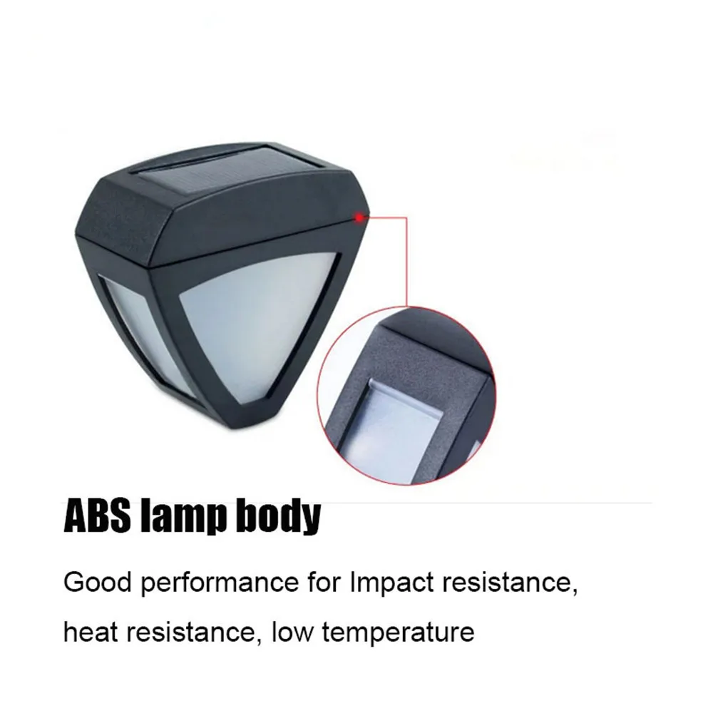 LED Solar Wall Light 2 Leds Lighting Sensor Night Light For Outdoor Garden Lamp Security Step Light Stair Lamp (9)