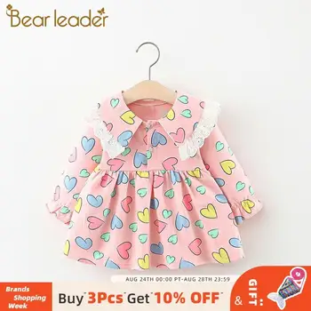 

Bear Leader Toddler Girls Dress 2020 New Fashion Kids Flowers Outfits Cute Baby Girls Clothes Lace Sweet Costumes Casual Suits