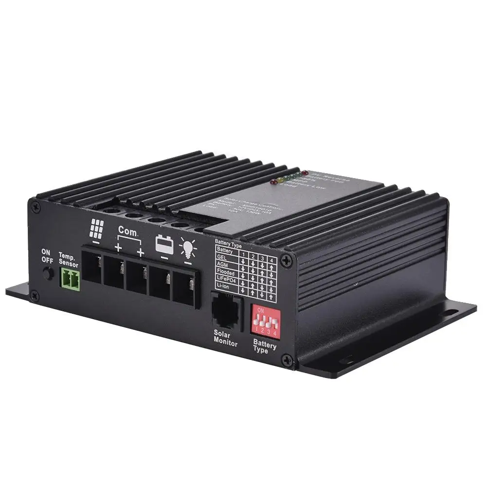 24v regulador de carga do painel solar