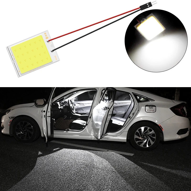 

1pcs C5W C10W LED COB Bulb Festoon 12V White 5W5 T10 W5W COB 18 Light Car Plate Interior Reading Lamp Automotive Gadgets Goods