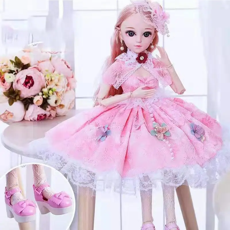 1/3 60 см 18 подвижные шарнирные игрушки BJD куклы модные 3D глаза куклы в одежде Ювелирная обувь аксессуары Игрушки для девочек - Цвет: As picture