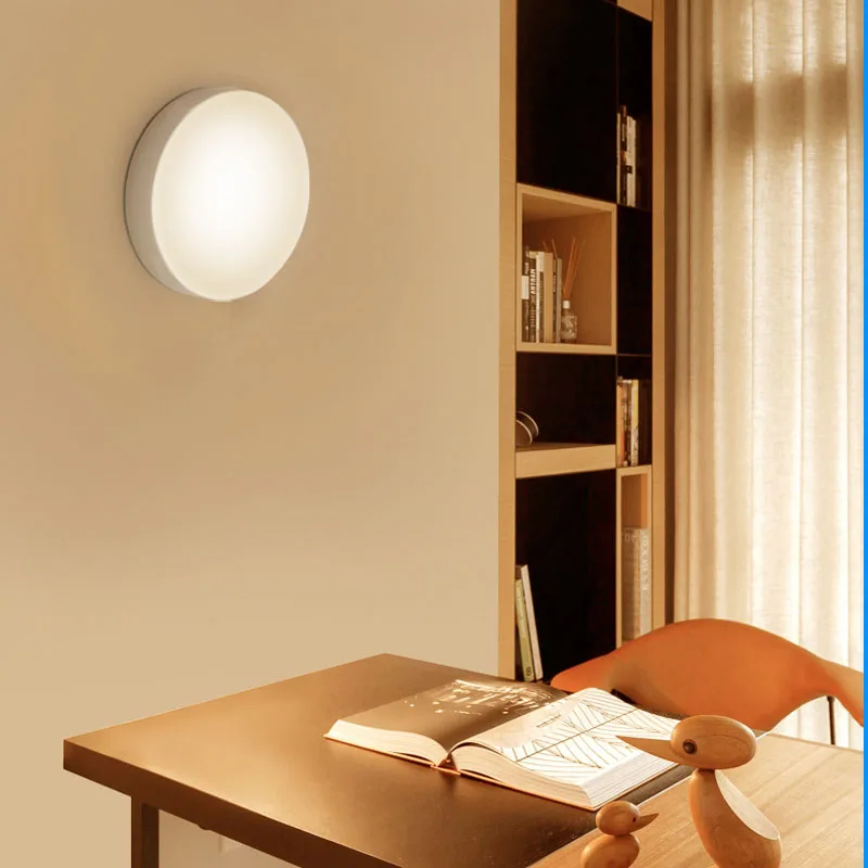 6pcs LED Built-in 700 mah Battery Operated Motion Sensor Night Light Wireless Wall Lamp Closet Lights Baby Room WC Toilet Light