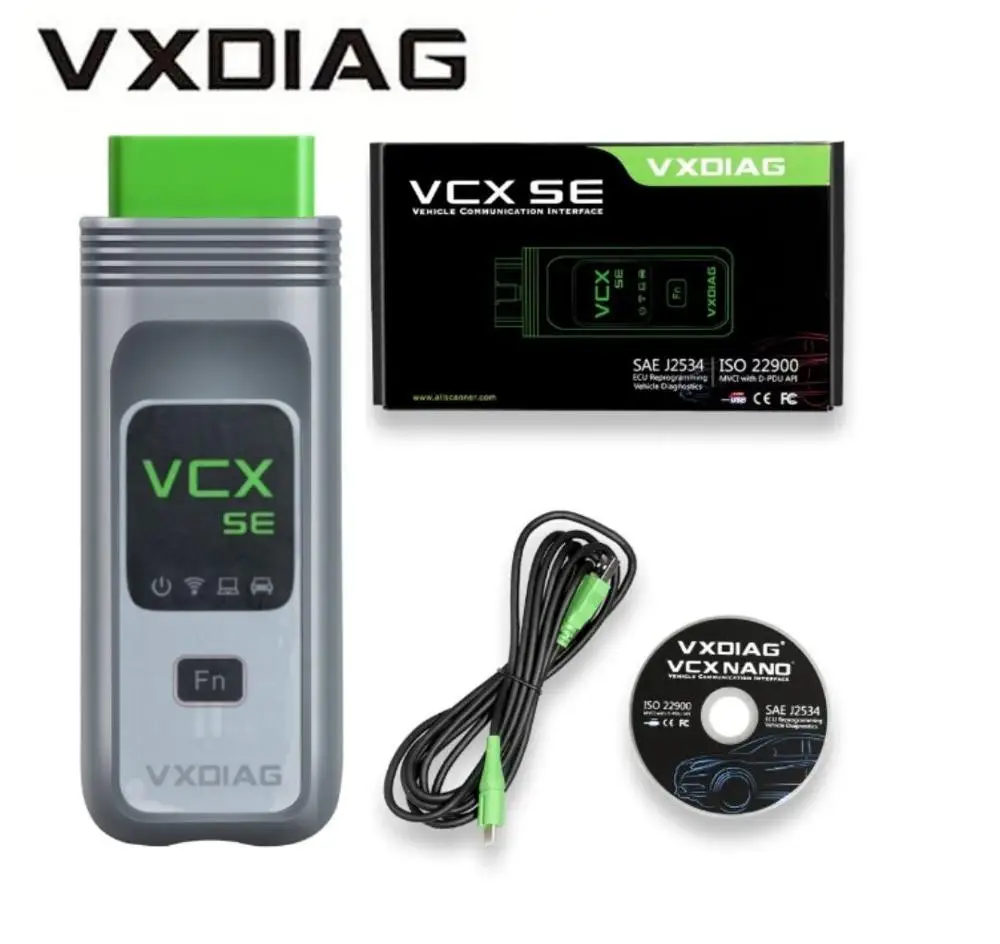 VXDIAG VCX SE PATHFINDER диск сверхвысокой плотности цвет серебристый металлик OBDII сканера