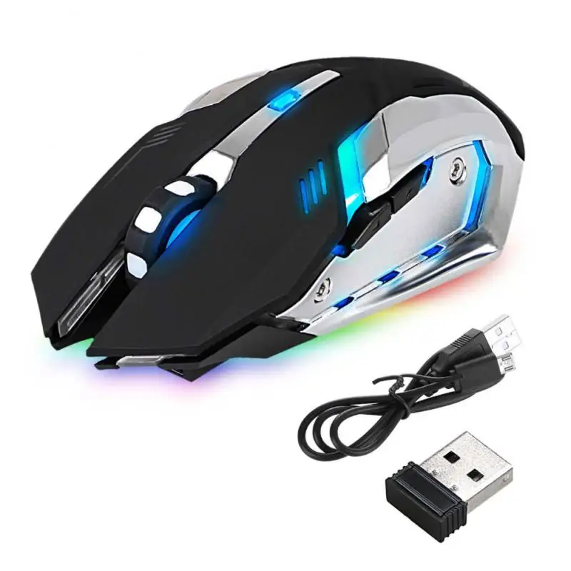 

Rechargeable X7 Wireless Mouse Computer Mouse Wireless 2.4 Ghz 1600 DPI Ergonomic Mouse Optical USB PC Mice for Laptop PC