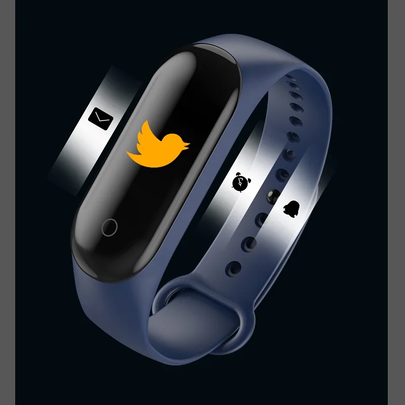 M4C Smart Bracelet IP67 Waterproof Blood Pressure Oxygen Sport Heart Rate Wristband Smart Watch Men Reloj Inteligente Watch
