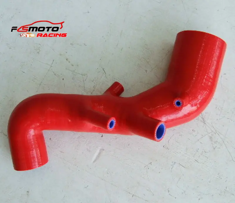 Высокое качество для Audi TT 225/S3/Seat Leon R Индукционная всасывающая труба силиконовый шланг радиатора - Цвет: red
