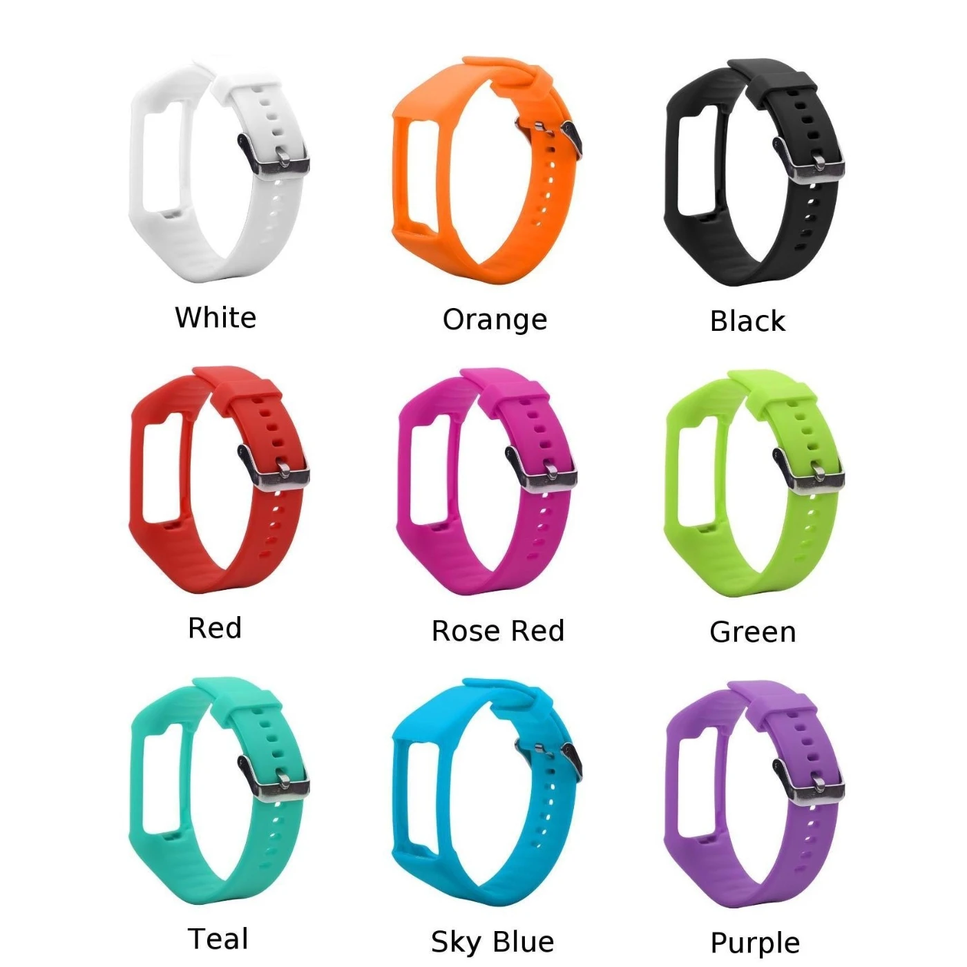 Синий цвет Waitst Band подходит для Polar A360 A370 силиконовые часы браслет ремешок Браслеты