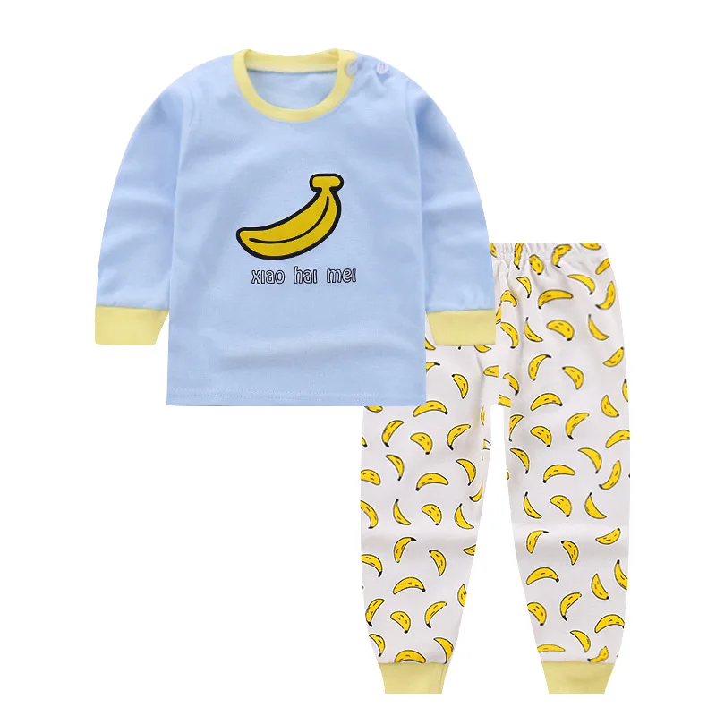 

2019 Winter Baby Boys Clothes Cartoon Casual Sport T Shirt Pants Sets Infant Cotton Suits Children Clothing Toddler Tracksuits