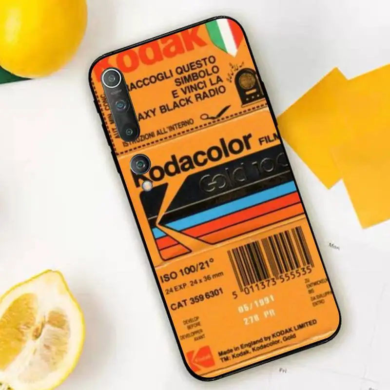 FHNBLJ Japanese brand film Fashion Soft Kodak Painted Phone Case for Xiaomi mi 5 6 plus 6x 8 8se 8lite 9 9se 5x 10 pro