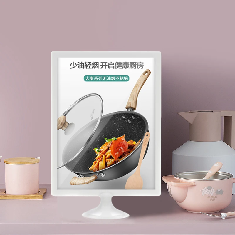 A4/A5/A6T 모양의 데스크 사인 홀더 카드 디스플레이 스탠드 테이블 커피 메뉴 서비스 라벨 사무실 클럽 비즈니스 레스토랑 선반 POP