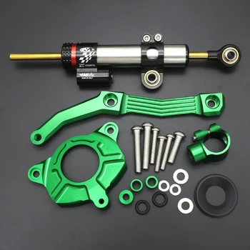 

CNC Adjustable Motorcycle Linear Reversed Steering Damper with bracket Support For Kawasaki Z1000 Z 1000 2010-2013 2011 2012