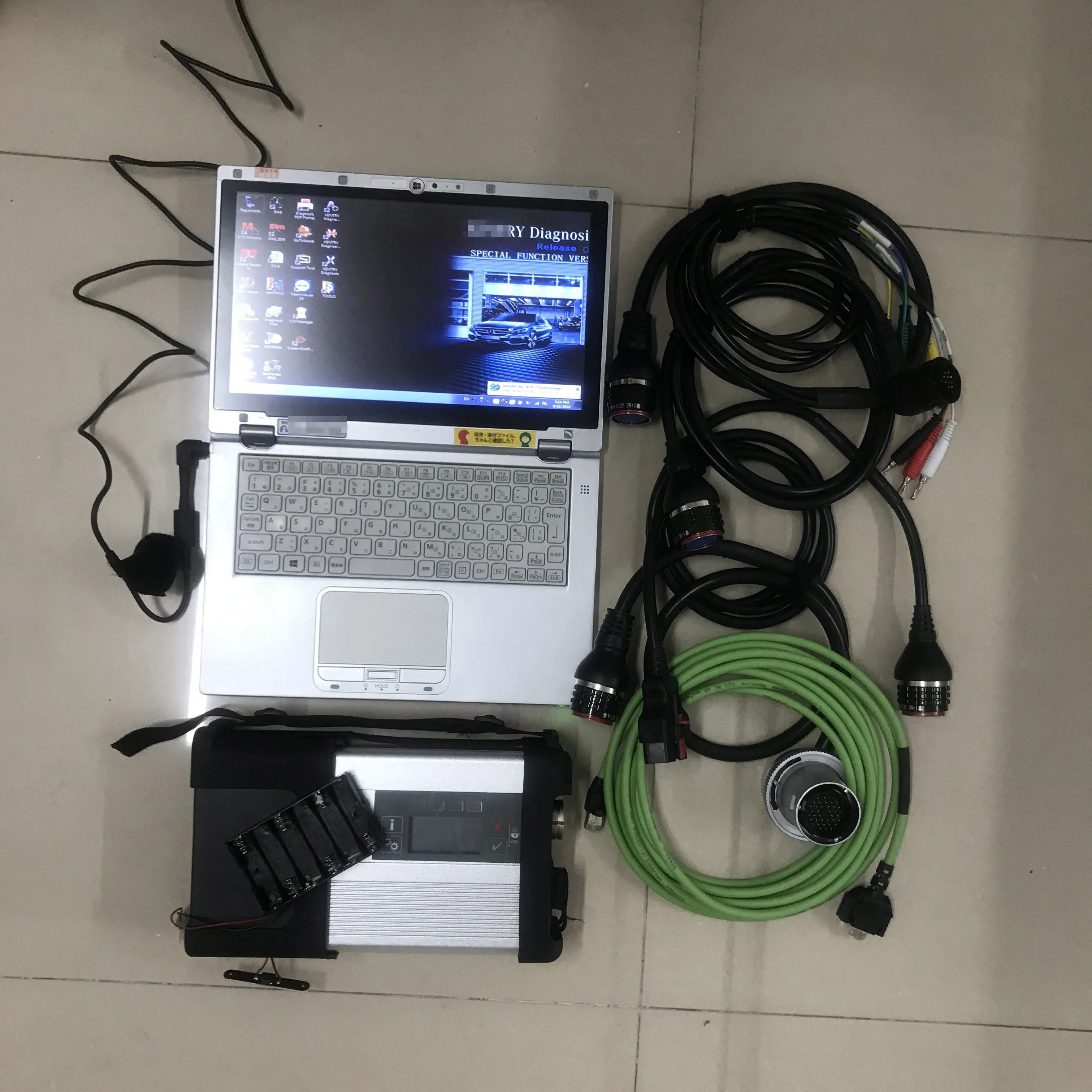 

MB Star C5 Sd Connect 5 Laptop CF-AX2 i5 Touch screen 480G SSD Software 2019.09V Best mb star Diagnosis c5 sd connect full set
