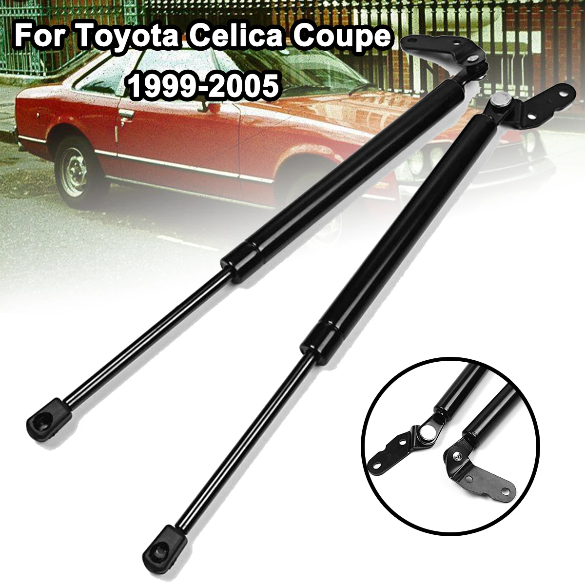 2x для Toyota Celica Coupe 1999-2005 автомобильные задние ворота газовые опорные стойки 6896020240L 6895020240R 6895080108L 6896080063R