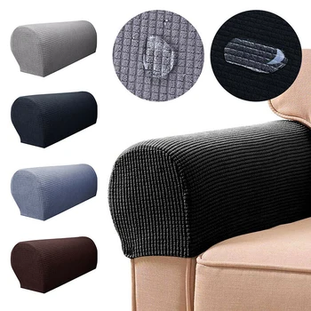 

Waterproof Sofa Cover Solid Color Armrest Covers For Sofas Fleece Sofa Armrest Cover SA47089