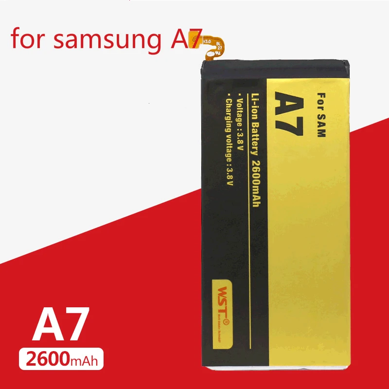 

Suitable for Samsung A7 Mobile Phone Battery Large Capacity Samsung Mobile Phone Battery High Quality 2501MAh-3000MAh