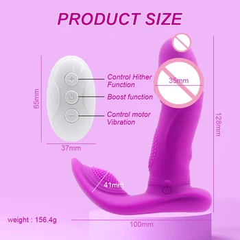 Wiggling Wearable Vibrator Mimic Finger Quiet Panty Vibrator Wireless Remote Control Vagina G Spot Stimulator Sex Toys for Women 3