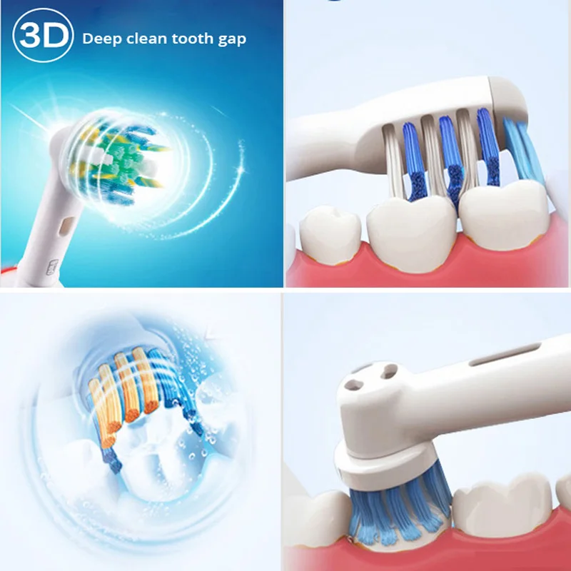 Сменные насадки для зубной щетки Oral b ручка электрической B 4 сменные головки в