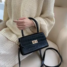 Женская сумка через плечо модная крокодиловая полукруглая седельная сумка из искусственной кожи сумки на плечо для женщин дизайнерские сумки 30H