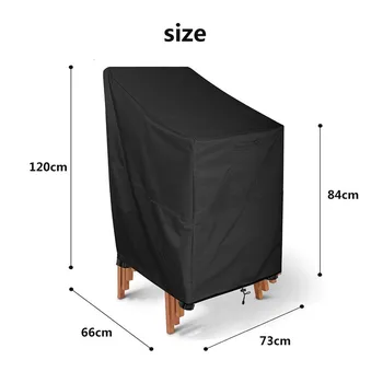 

210D Oxford Waterproof Garden Furniture Cover For Table Cube Chair Sofa Dustproof Rainproof Outdoor Protective Case#G7