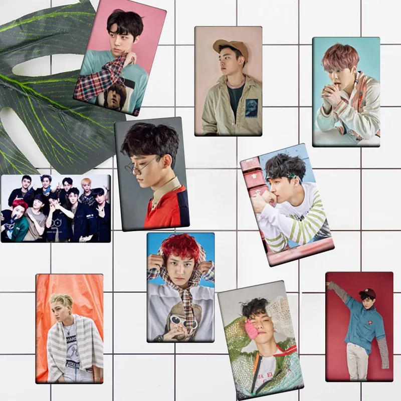 10 шт./компл. Youpop KPOP EXO точные LOTTO Plant 3 EX'ACT альбом самодельные бумажные карты Signature подписи LOMO фото карта Фотокарта