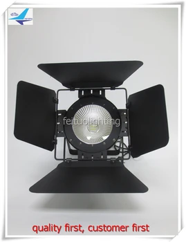 

E-4pcs/lot IP22 with barndoor 150w cob led par can light 4in1 rgbw ww or cw can choose