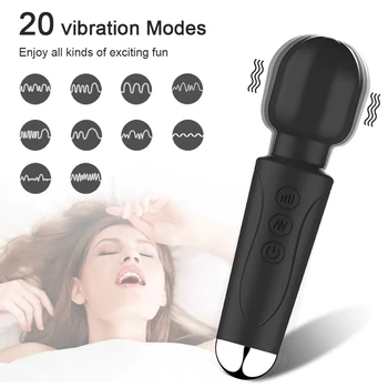 Mini Powerful AV Vibrators for Women Magic Wand Vibrator Female  Clitoris Stimulator Massager Dildo Sex Toys Goods for Adults 18 2
