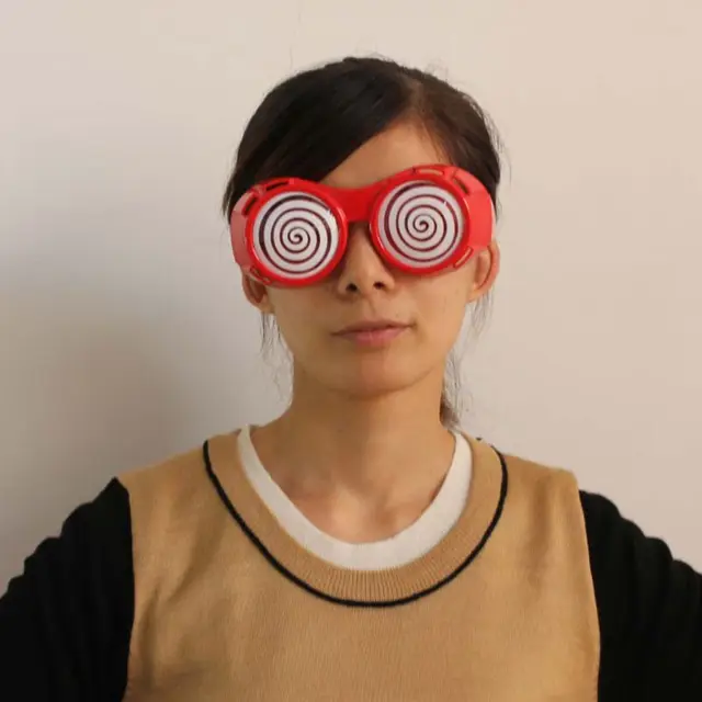 Funny Dizzy Turning Goggles Eyeglasses Glasses Toy Party Cosplay Props