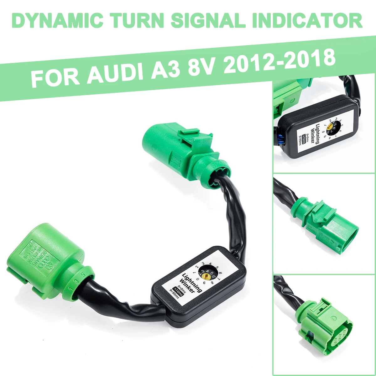 2 шт. Динамический указатель поворота светодиодный левый и правый хвост