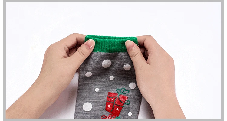 Santa Claus Christmas Elk Gift Socks Long Sock Cotton Socks Men Women Size Stereo Socks Cotton Cute Deer Socks Xmas Socks