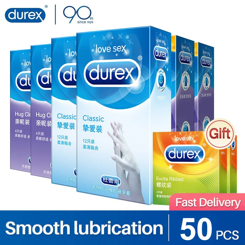 Латексные презервативы Durex для мужчин 3 типа презервативов со смазкой