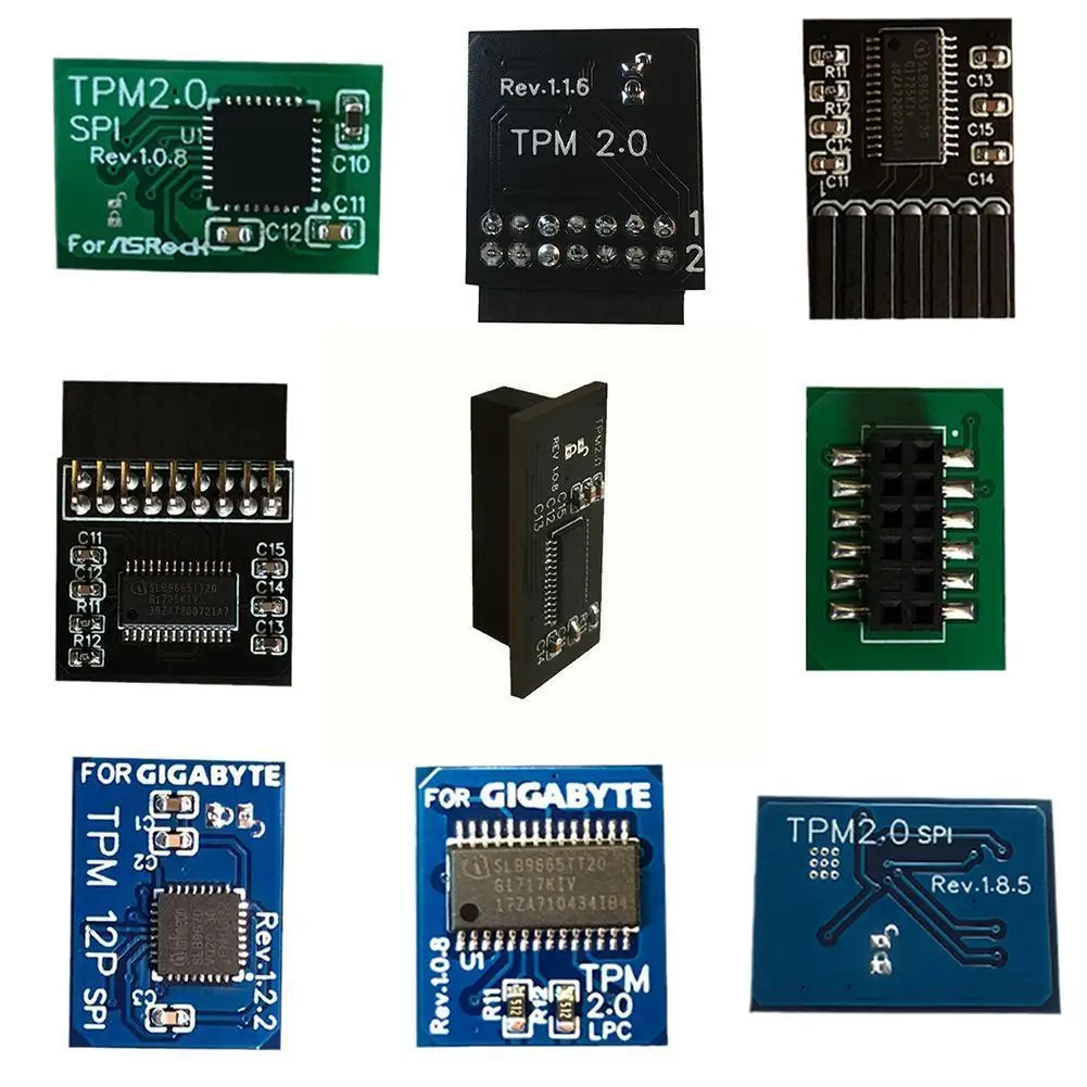 Модуль безопасности шифрования TPM 2.0 удаленная карта поддержка s 14 Pin 18 20-1pin 2 0 12