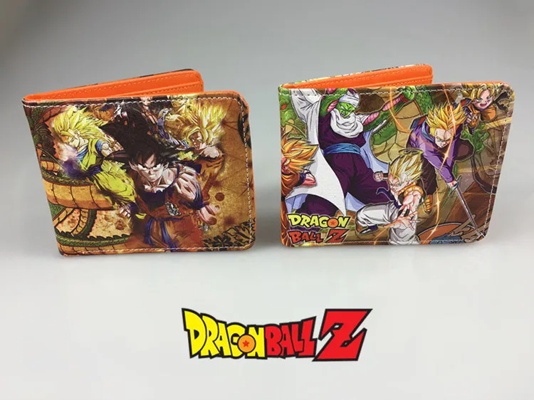 Dragon Ball, модный кошелек из искусственной кожи в стиле аниме, мягкая сумка для денег, кошельки на молнии, кошельки для монет, повседневные кошельки для карт, унисекс, подарки