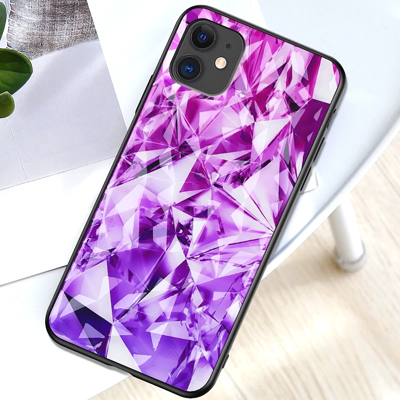 LISCN защитный чехол для телефона для samsung Galaxy A50 A10 A20 A30 A60 M10 M20 M40 S9 S10 Note8 9 10 мягкие блестящие-зима; женские туфли-лодочки без шнуровки; яркие чехол - Цвет: Purple