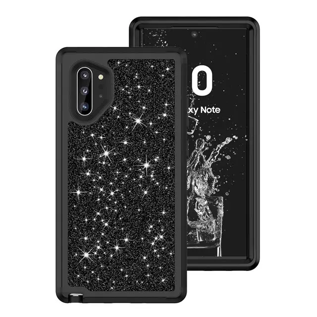 Противоударный чехол для samsung Note 10 Plus 5G задняя крышка на galaxy note 10 5g гибридный жесткий резиновый ударный Броня Шикарный чехол для телефона