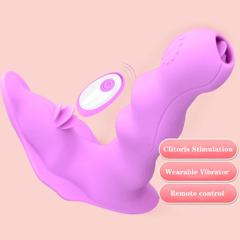 Wireless Wearable Vibrator 7 Speeds Dildo Vibrating G-Spot Clitoris Stimulator Erotic Sex Toy for Women Sexual