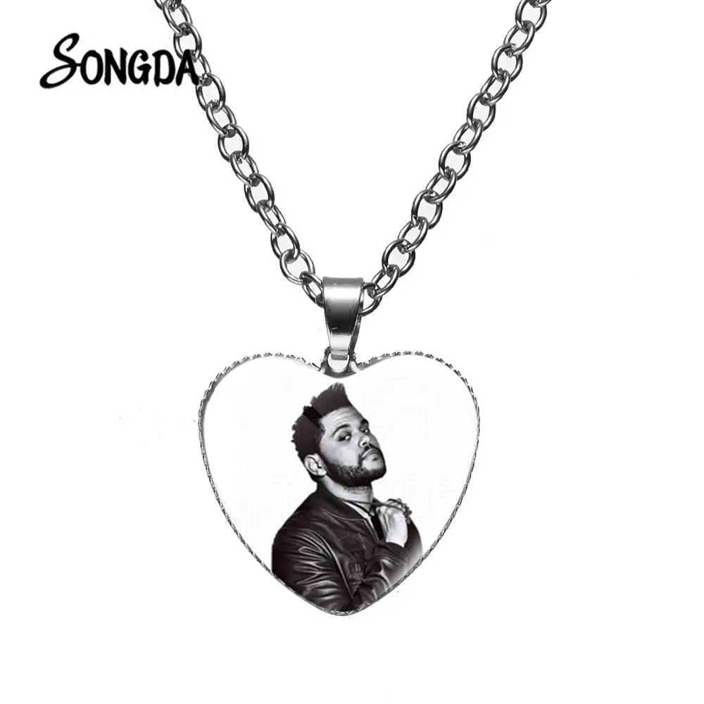 Новейшее колье с подвеской XO The Weeknd на цепочке модное художественное фото
