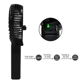 

Portable Handheld Mini Fan Hand Held Cooling Rechargeable Fan Air Cooler Mini Operated Hand Held USB 18650 Battery (No Battery)