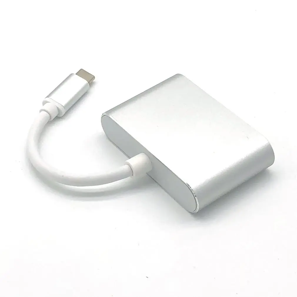 TC22 USB3.1 кардридер type-C адаптер сплиттер с микро USB порт питания компьютера