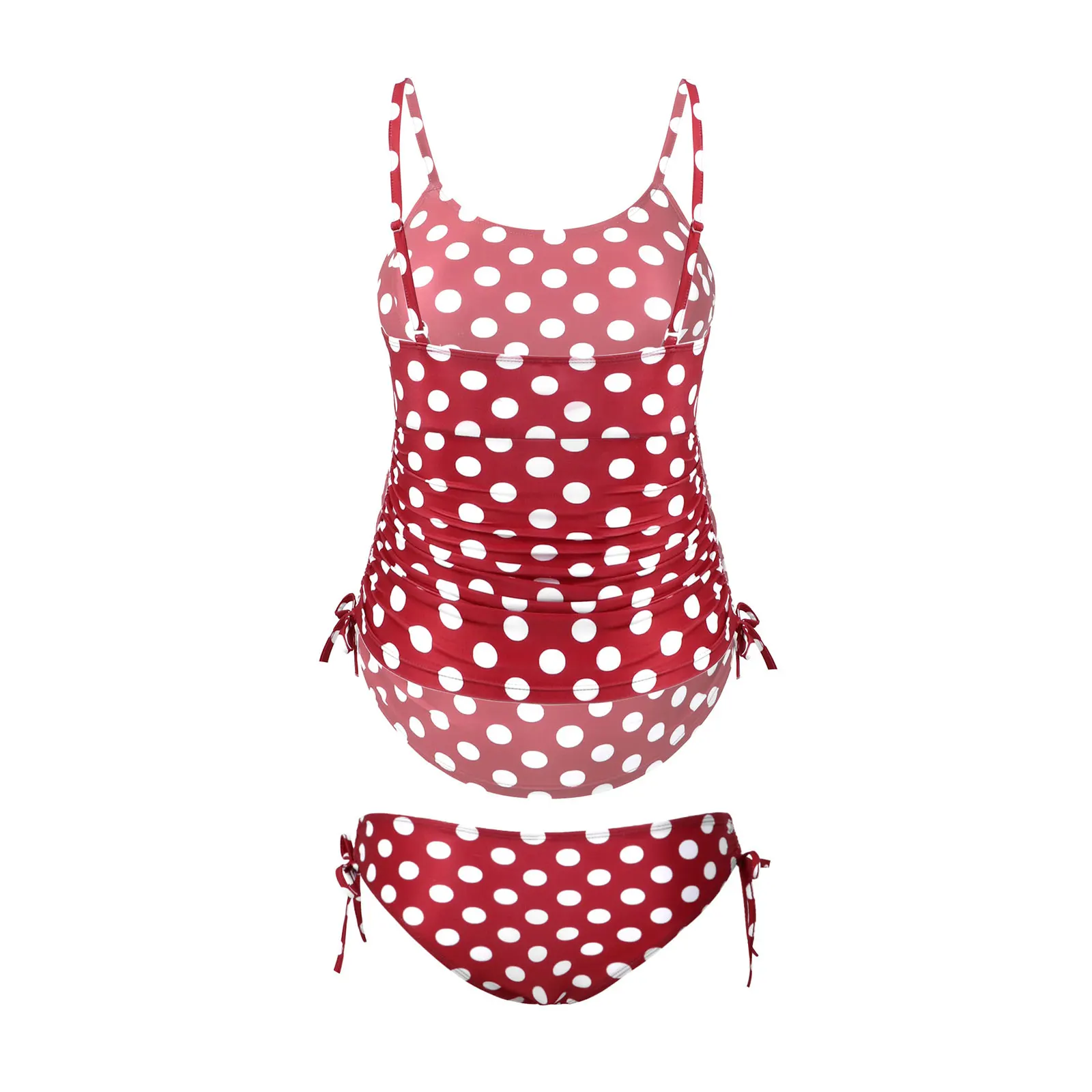 Maternity Sexy Swimwear One Piece Polka Dots Plus Size Pregnancy Swimsuit Pregnant Woman Bikini Bathing Suit Tankinis Beachwear