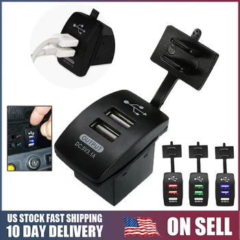 

Mini Micro 12-24V 3.1A 5V Dual USB Car Power Supply Socket Waterproof Auto Charger 2 Port Motorcycle Truck ATV Boat Adapter Acce