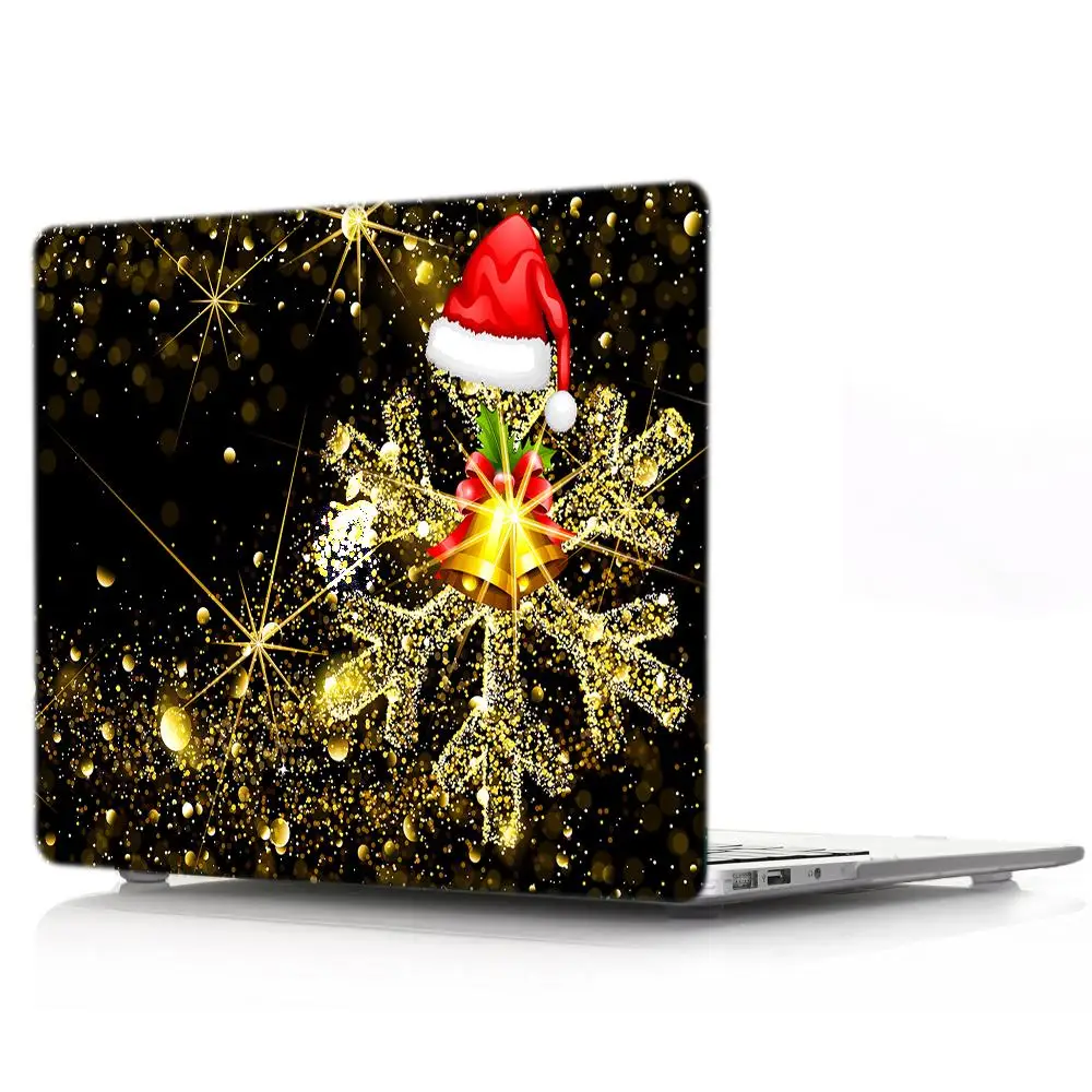 3D Рождественский чехол для ноутбука MacBook Air 13 Pro retina 11 12 13 13,3 15, для Macbook New Pro 13 15 Сенсорная панель чехол для клавиатуры